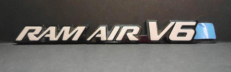 New genuine gm pontiac grand am gt "ram air v6" nameplate 2002-2005 #22622403  