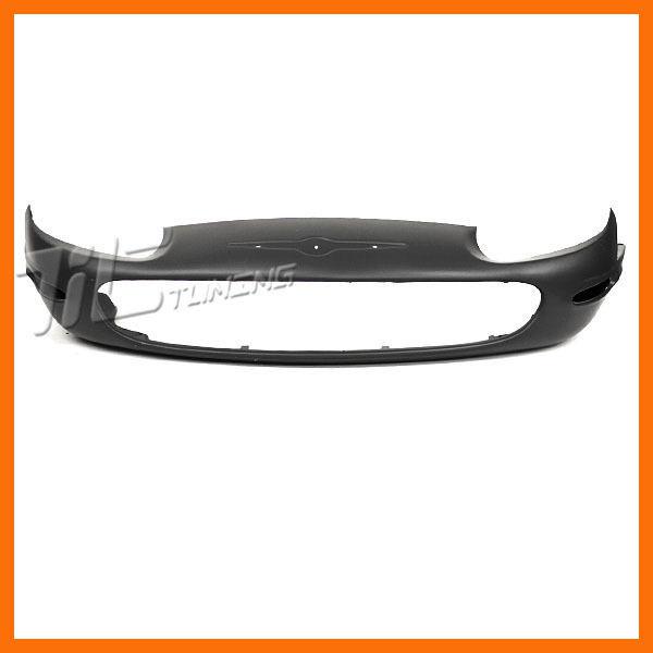 99-01 chrysler concorde lx lxi front bumper cover black raw replacement new