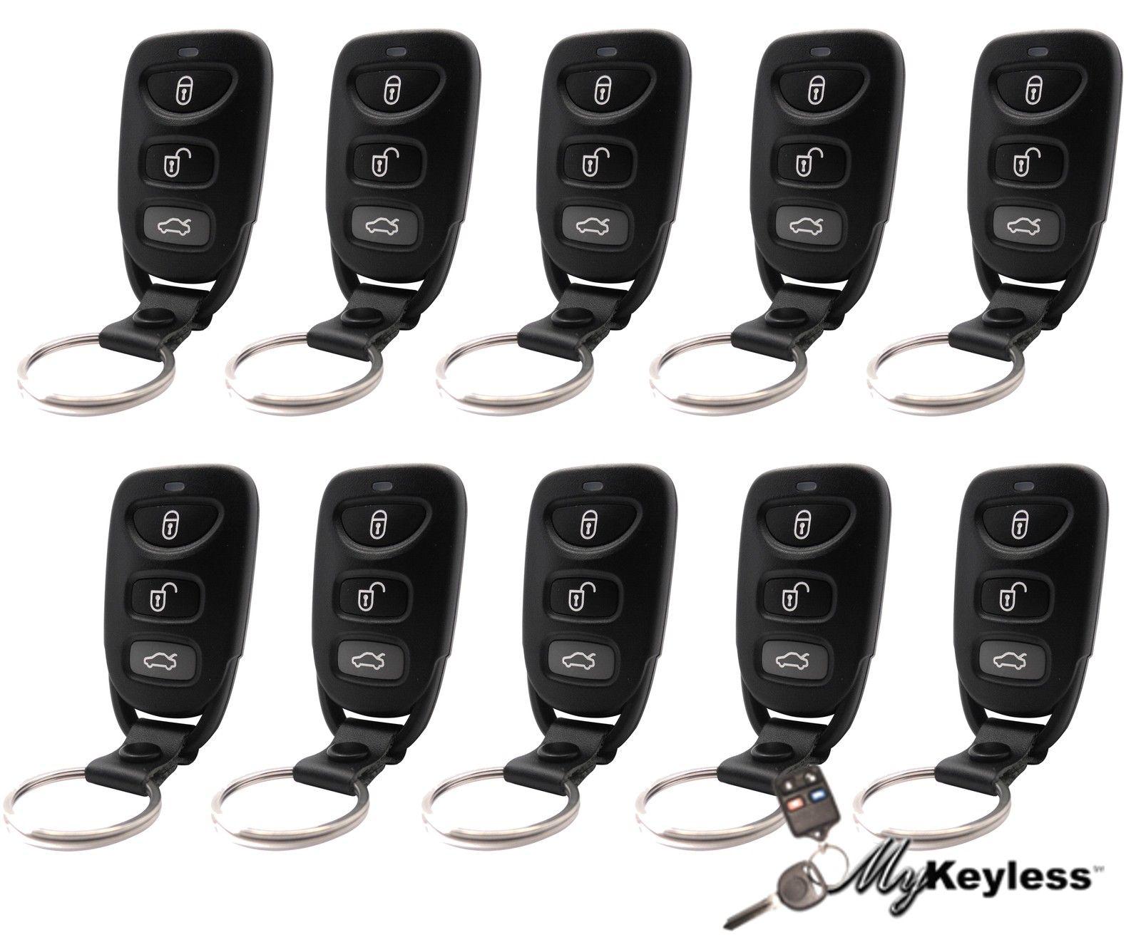 New kia bulk locksmith lot replacement keyless entry car remote 4 button x 10