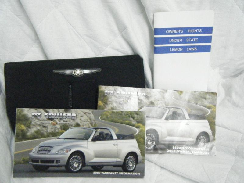 2007 chrysler pt cruiser sedan/convertible and case