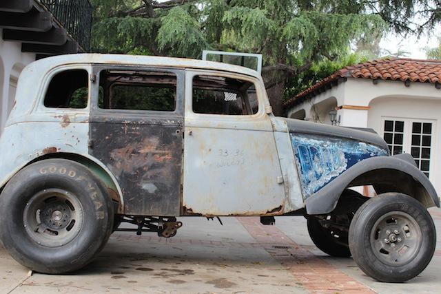 60's vintage 1933 willys fiberglass front end