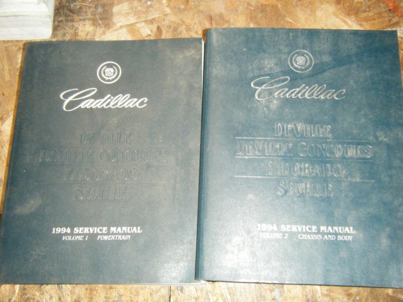 1994 cadillac deville concours seville eldorado factory service manuals shop