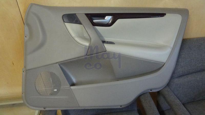 01 02 03 volvo s60 v70 front right passenger side door trim pane beige/tan wood