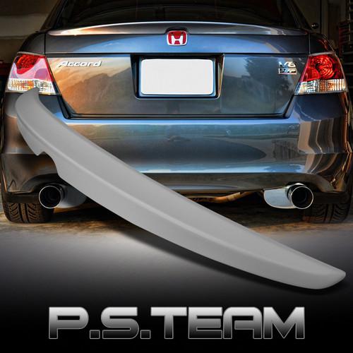 08-11 honda accord 4dr sedan rear trunk spoiler wing original style (paintable)