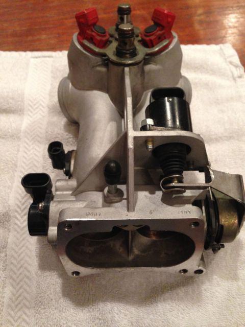 Harley oem evo/ twin cam - throttle body & backing plate - touring/ bagger 