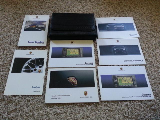 2005 porsche cayenne navigation manual original case m200