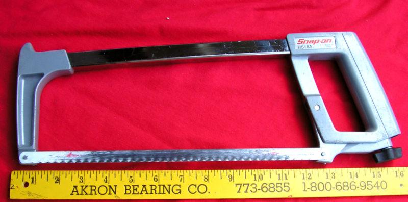 Snap on hack saw  hs18a..18 inch with blade  very good
