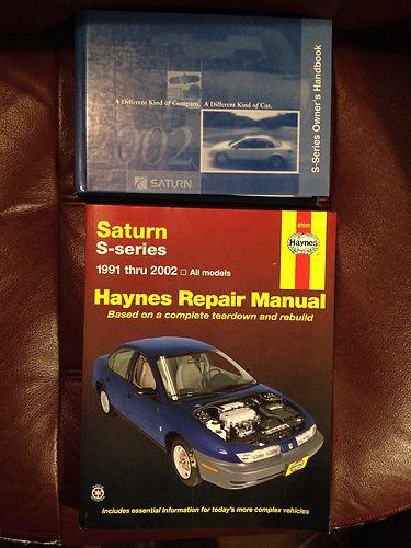 Saturn 2002 s-series owners handbook & maintenance manual