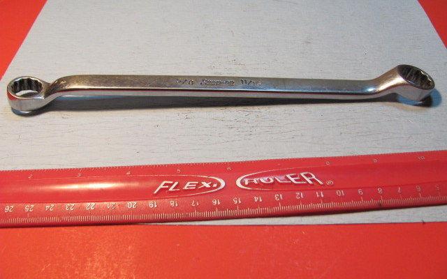 Dd7 snap on tools 5/8" to 11/16" 10 degree offset duo box end wrench