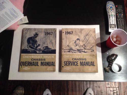 1967 chevrolet truck chassis service & overhaul manuals