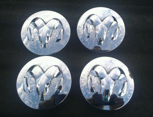 Set of 4 used dodge ram durango dakota center caps