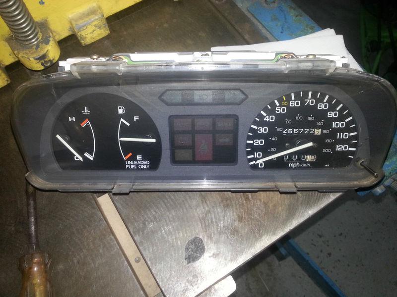 Instrument cluster speedometer 1991 honda civic
