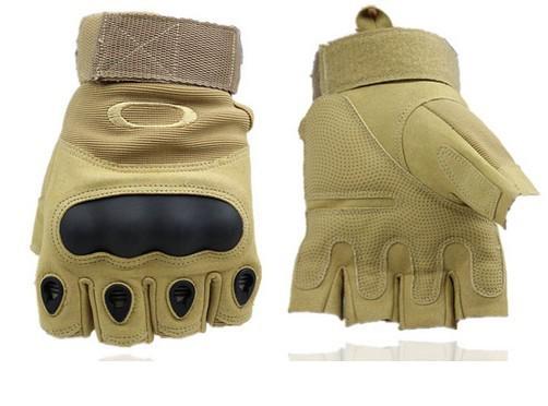 Outdoor sports fingerless military tactical airsoft hunting cycling bike glove-l