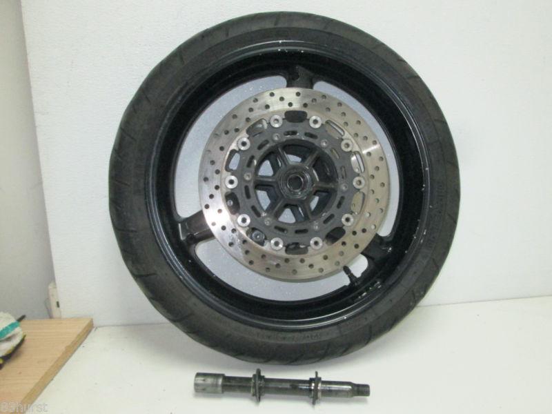 Yamaha 1999 r1 yzf-r1 yzf mag front wheel 17x3.50 & brake rotors & tire & axle