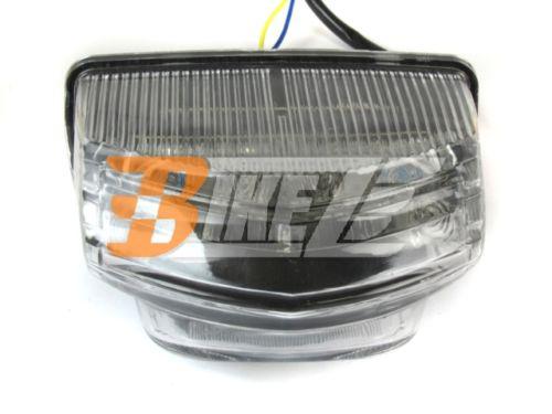 Fit honda cbr 600 rr 07 08 09 10 11 clear led tail light w/ turn signal int.