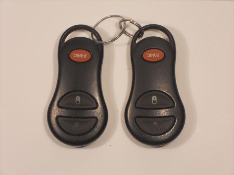 Factory oem keyless entry remote alarm clicker replacement x2 - 04686481