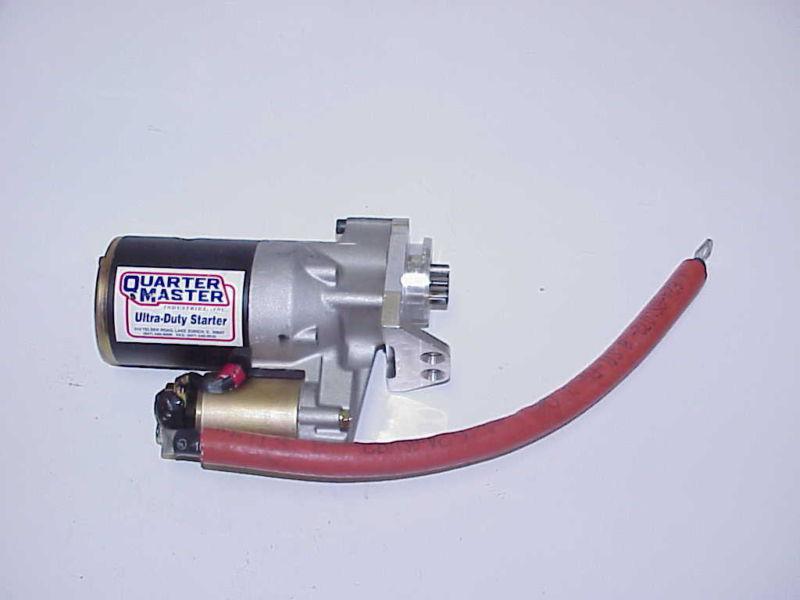 Quartermaster reverse mount high performance mini starter nascar arca imca nhra