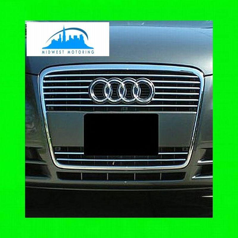 2005-2011 audi a6 chrome trim for grill grille 5yr warranty c6