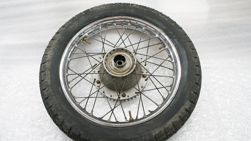 1971 triumph t120r bonneville t120 tr6 650 oif *399 dunlop rear 18" rim mc269