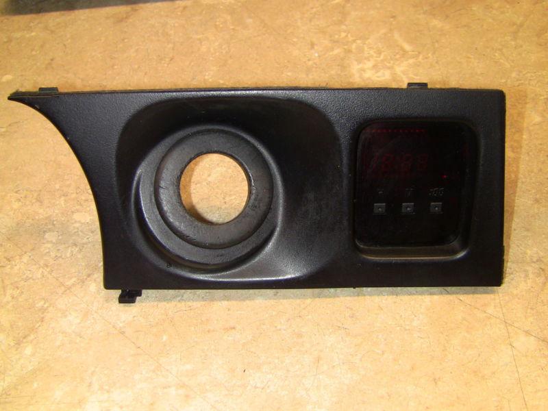 1996-2002 toyota tacoma pickup truck ignition digital dash black trim clock red