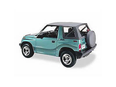 Bestop soft top replace-a-top polymer cloth black denim suzuki geo samurai