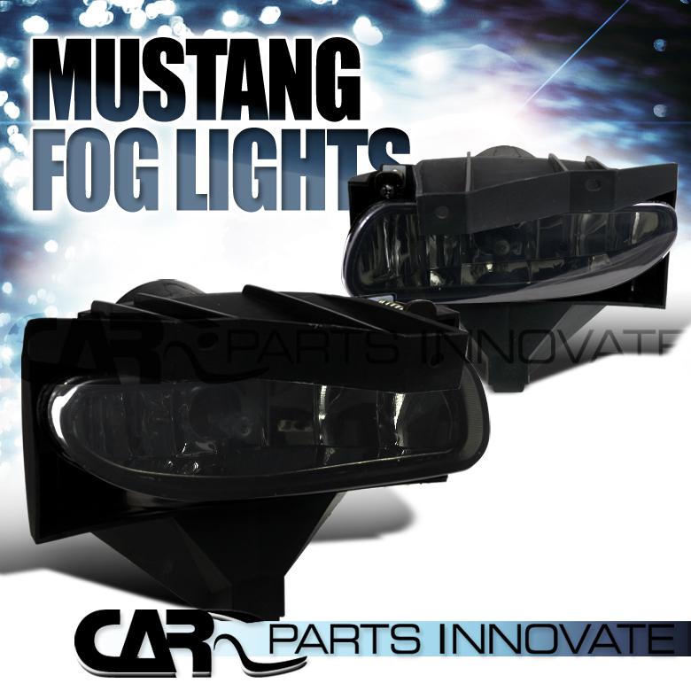 1999-2004 ford mustang smoke fog lights driving bumper lamp