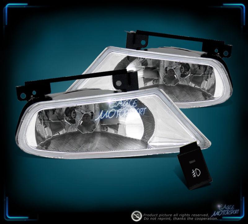 2005-2007 honda odyssey euro clear bumper fog lights lamps