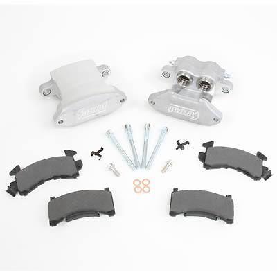 Summit disc brakes front clear calipers pads fittings buick chevy olds pontiac