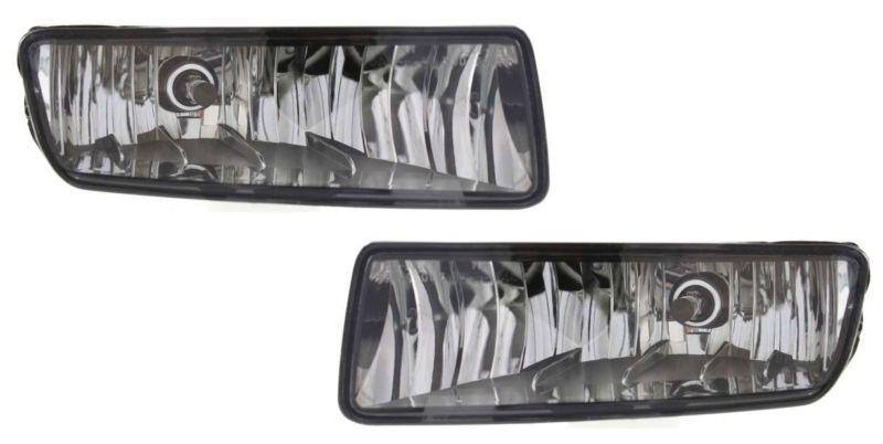 Driving fog light lamp assembly pair set (driver & passenger side, qty 2)