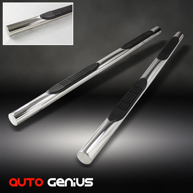 99-03 montero sport chrome side step nerf bars running board polished upgrade