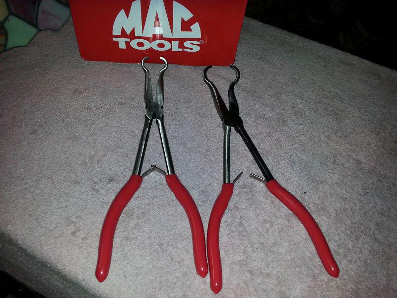 Mac tools 2 piece hose pliers set  both new p301787 p301788