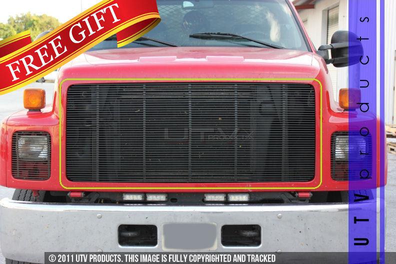 1990 - 1996 gmc kodiak 1pc replacement main black billet grille 91 92 93 94 95 