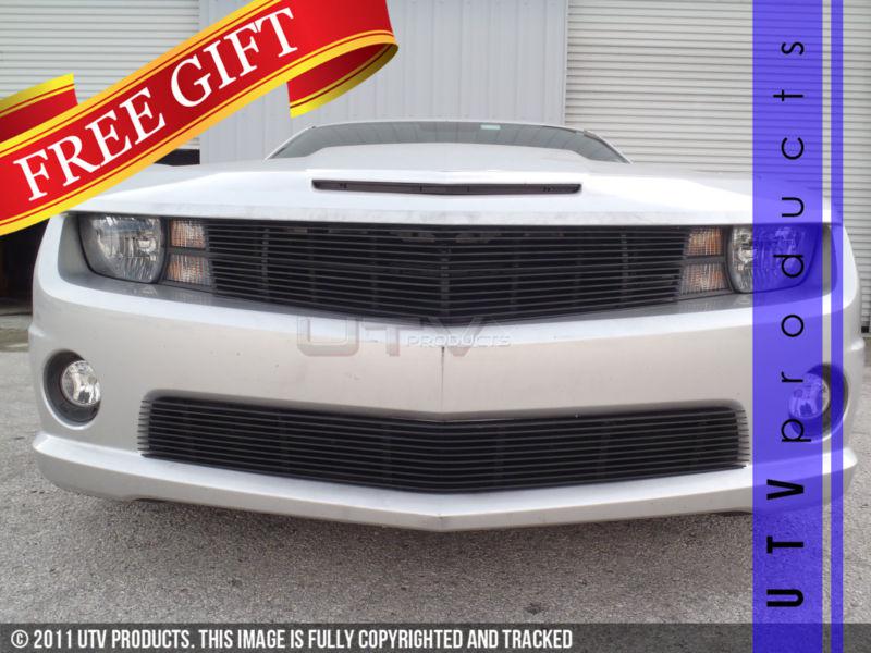 2010 2011 2012 2013 chevy camaro ss billet grille combo kit overlay black