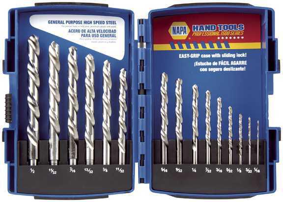 Balkamp bk hsd2000 - drill bit set, (15) drill bits