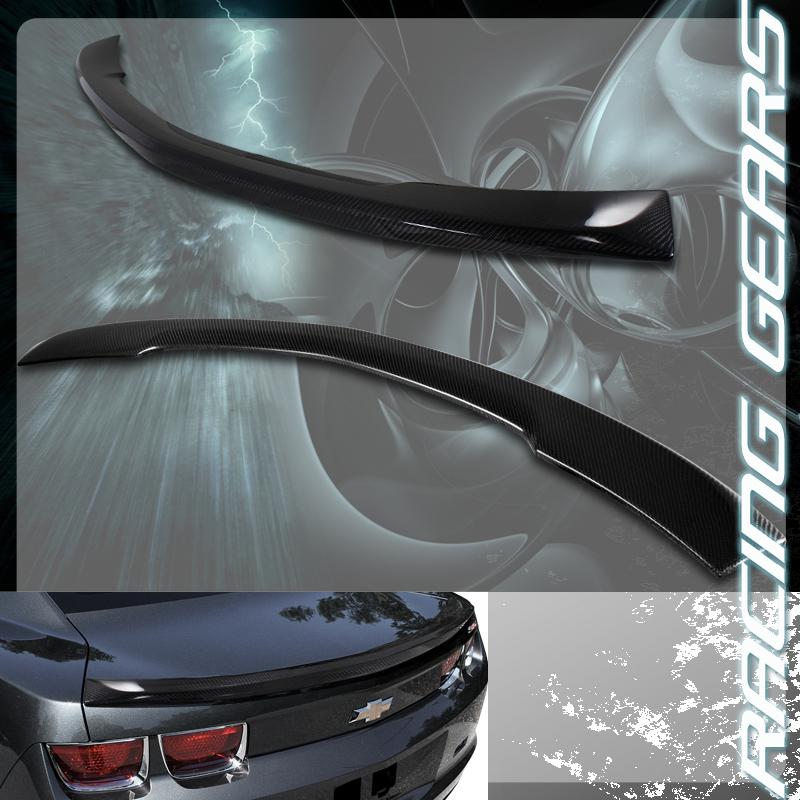 2010-2012 chevrolet camaro light weigh carbon fiber rear trunk duck spoiler wing