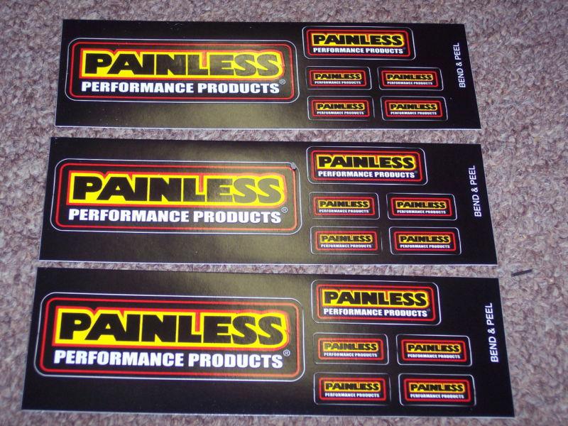 3 painless performance products official multi-decal sheets 