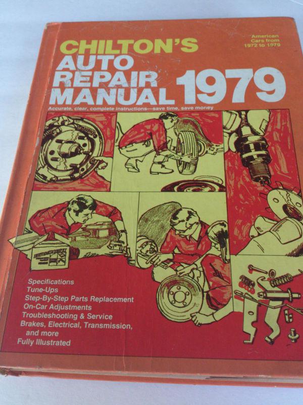 Chilton 1979 auto repair manual