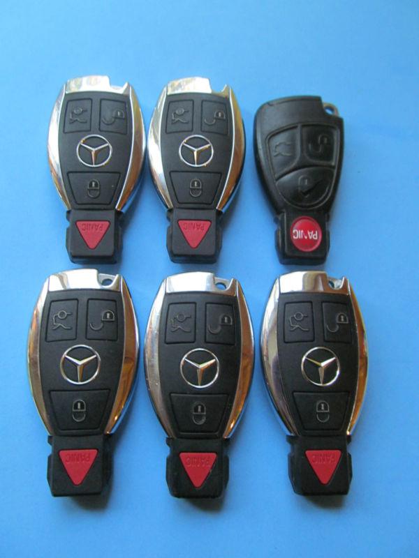 Lot 6  mercedes benz keyless smart key remote remotes c e s ml gl sl cls glk cl