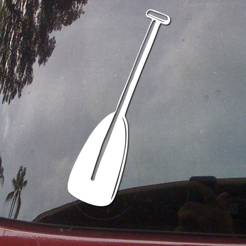 Canoe paddle outrigger paddling hawaii car body vinyl decal window sticker h60