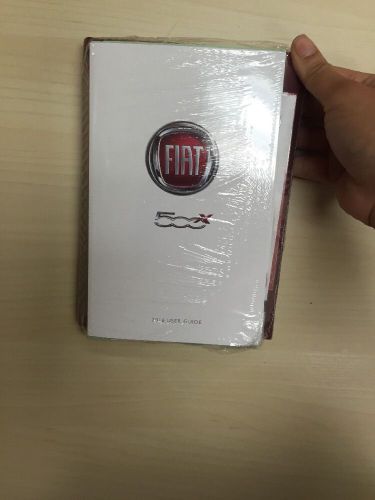 2016 fiat 500x owner&#039;s manual kit (new sealed in plastic)