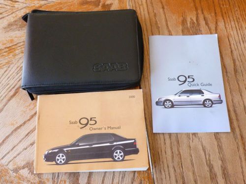 00 2000 saab 9-5 95 owners manual owner&#039;s guide book reference operator