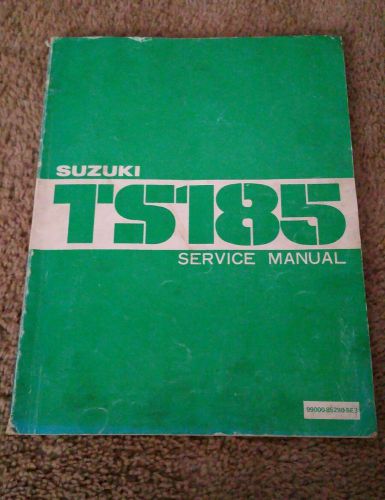 1981 suzuki ts185 oem shop repair manual