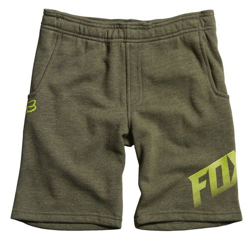 Fox racing heather fatigue youth swisha fleece shorts