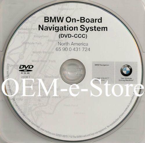 2007 2008 2009 bmw x5 sport 4.8i 3.0si 30i 35d 48i navigation dvd map u.s canada