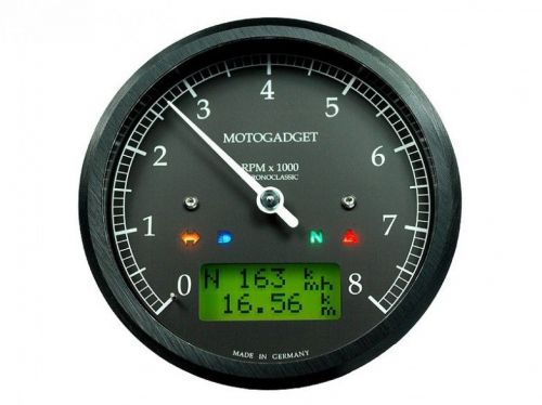 Motogadget mg2004051 black chronoclassic 10k green lcd (msc)