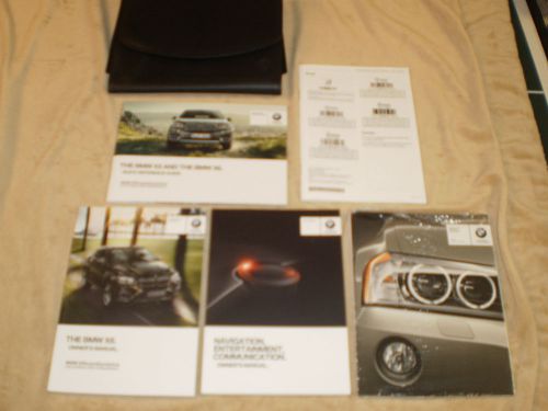 2015 bmw x6 35 50 i xdrive complete suv owners manual books nav guide case all