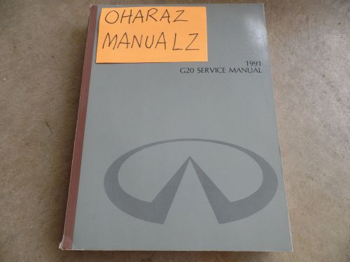 1991 infiniti g20 service manual