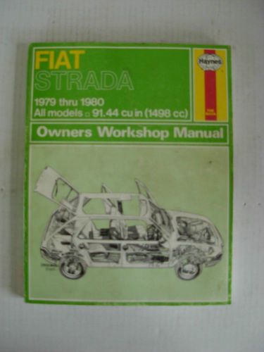 Haynes workshop manual for fiat strada 1979 thru 1980