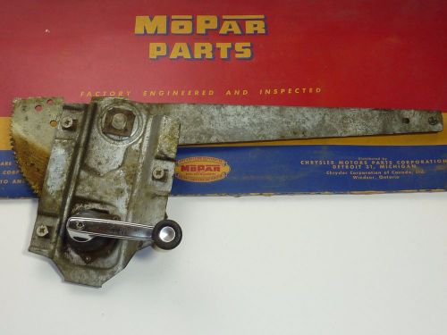 Mopar window regulator &amp; handle 1960s 1970s dodge chrysler plymouth original