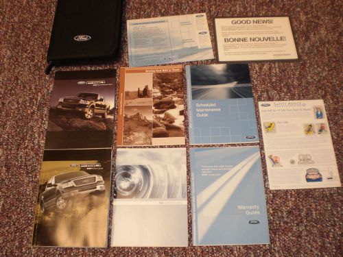 2007 ford f 150 2x4 4x4 complete truck owners manual books guide case all models